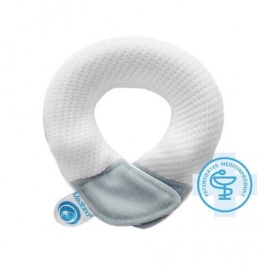 Kūdikio galvos apsaugos pagalvė (baltos spalvos)