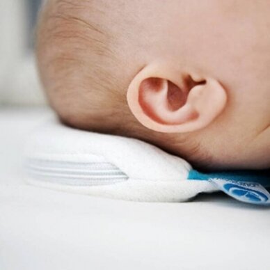 Kūdikio galvos apsaugos pagalvė (baltos spalvos) 2