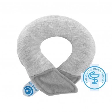 Kūdikio galvos apsaugos pagalvė (pilkos spalvos)